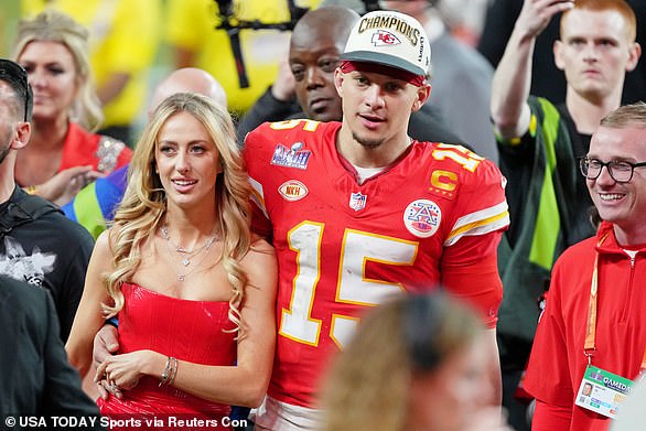 NFL supporters have been critical of her in the past for alleged bias towards Patrick's Chiefs