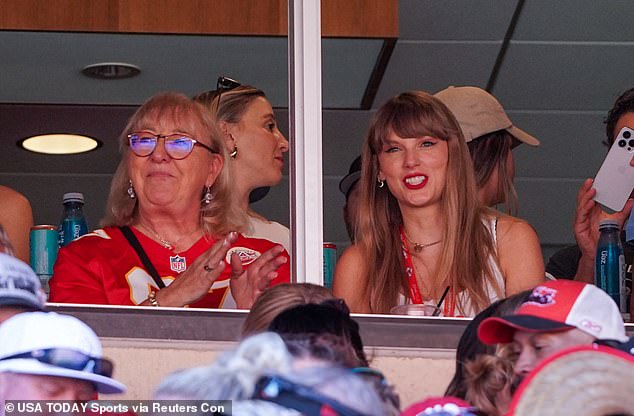 Travis Kelce's mom Donna 'still berates herself' over Taylor Swift comment on The Today Show... despite her son immediately calling to tell her she did a 'super job' | Daily Mail Online