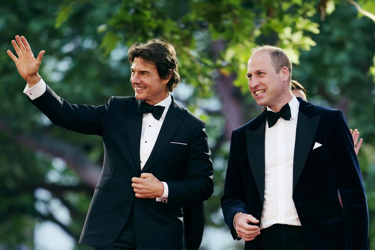 Prince William and Tom Cruise