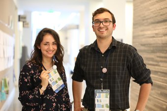 Two CNDLS employees at the Teaching & Learning Innovation Summer Institute