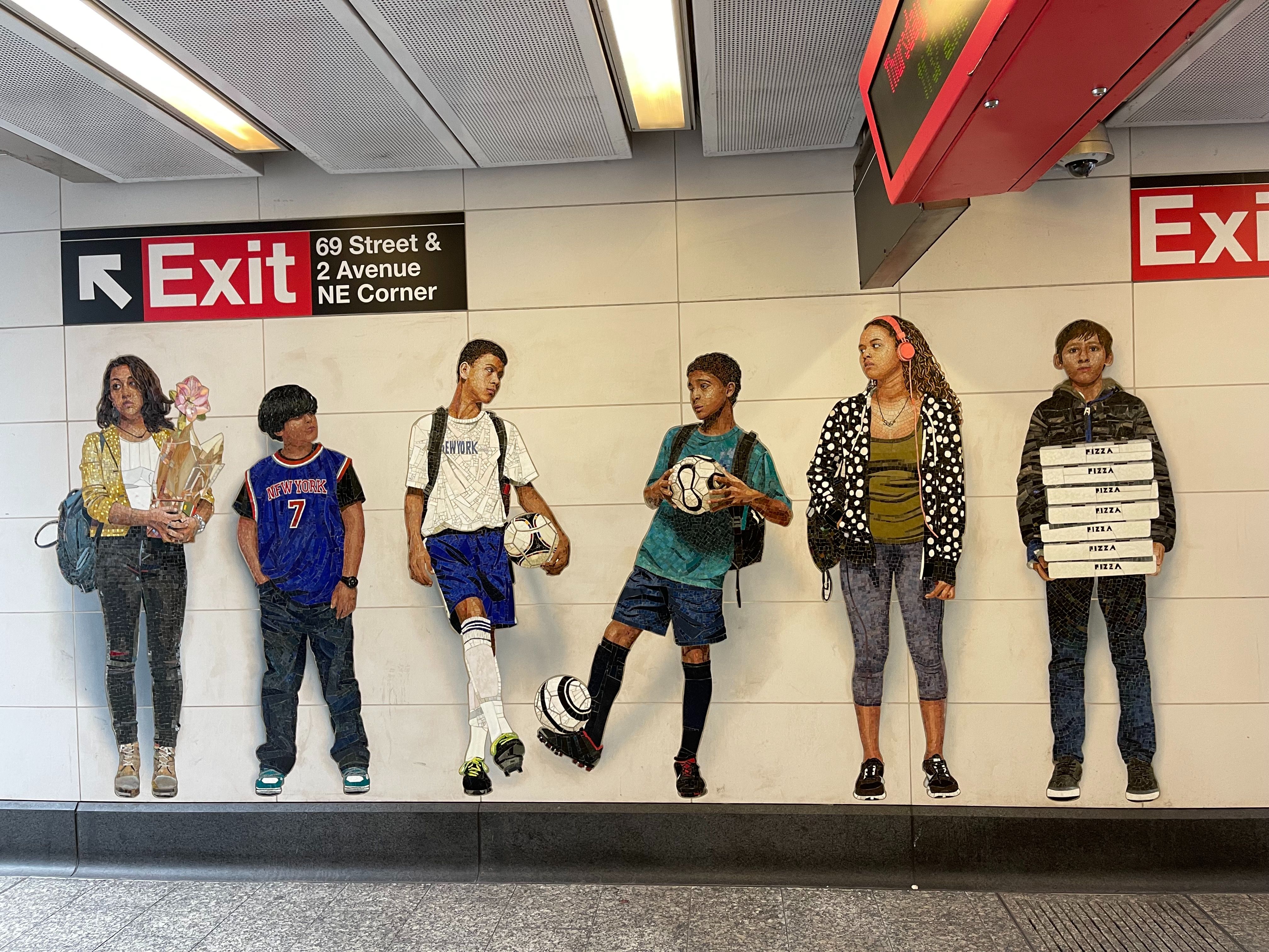 Perfect Strangers (2nd Ave Subway Mural) - CultureNow - Museum