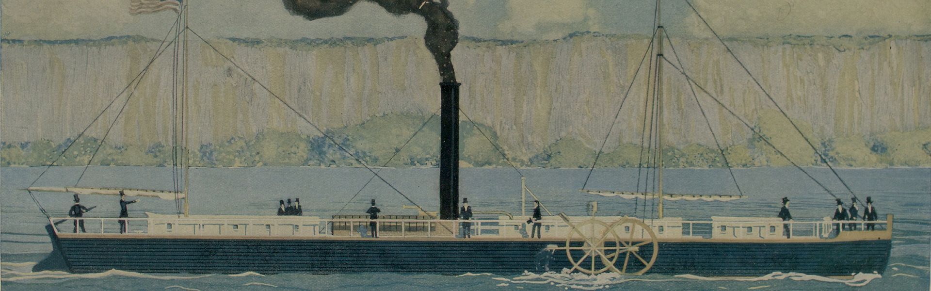 North River Steamboat - Clermont - CultureNow - Museum Without Walls