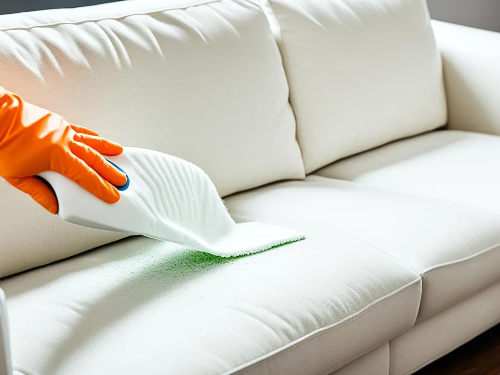 pet stain removal on polyester couch