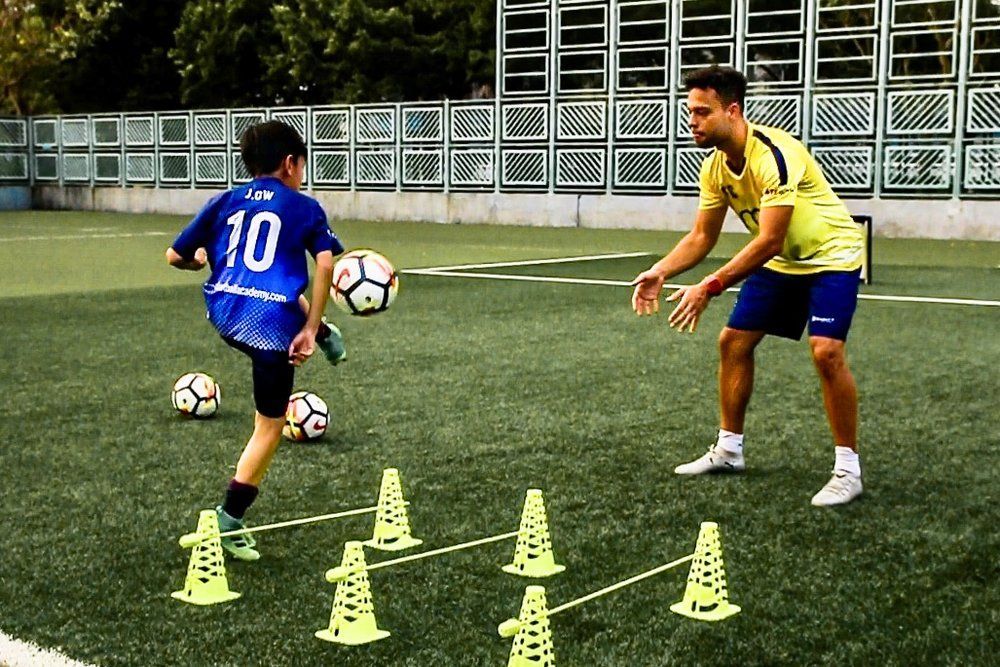 Academy and youth football coaching