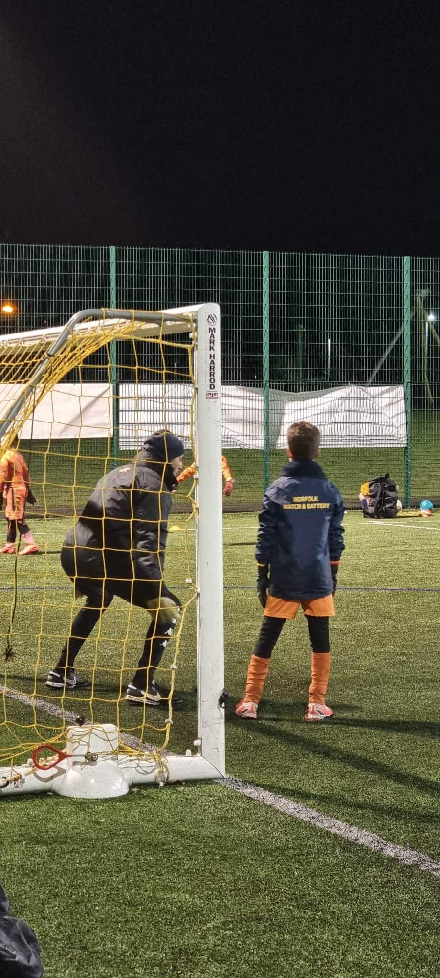 Goalkeeper coaching with Giuseppe in Wigan