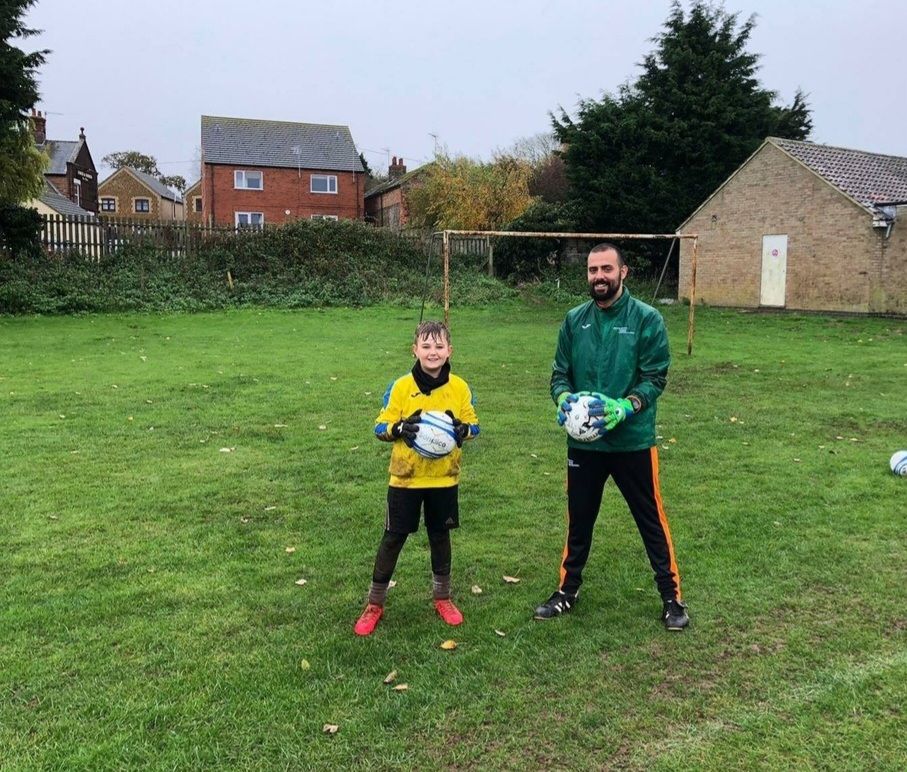 Goalkeeper coaching session with Giuseppe in Wigan