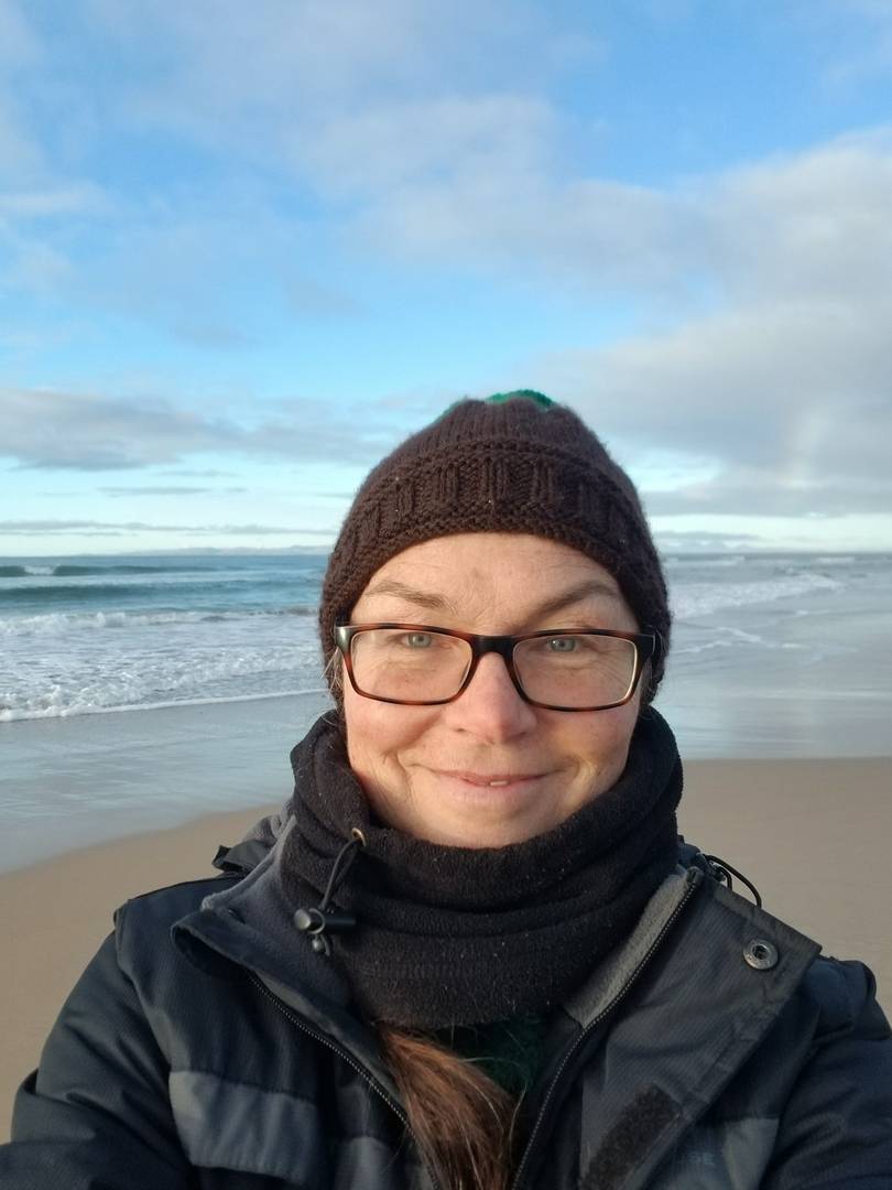 Eva at Westport Beach © Eva Wolfram