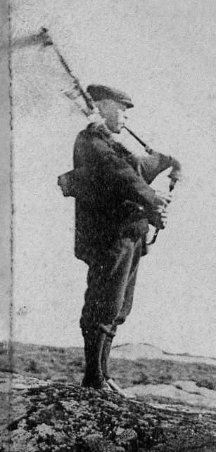 Photographic Postcard of Lachlan Bàn MacCormick, Beinn na Coraraidh, South Uist, c. 1920s.