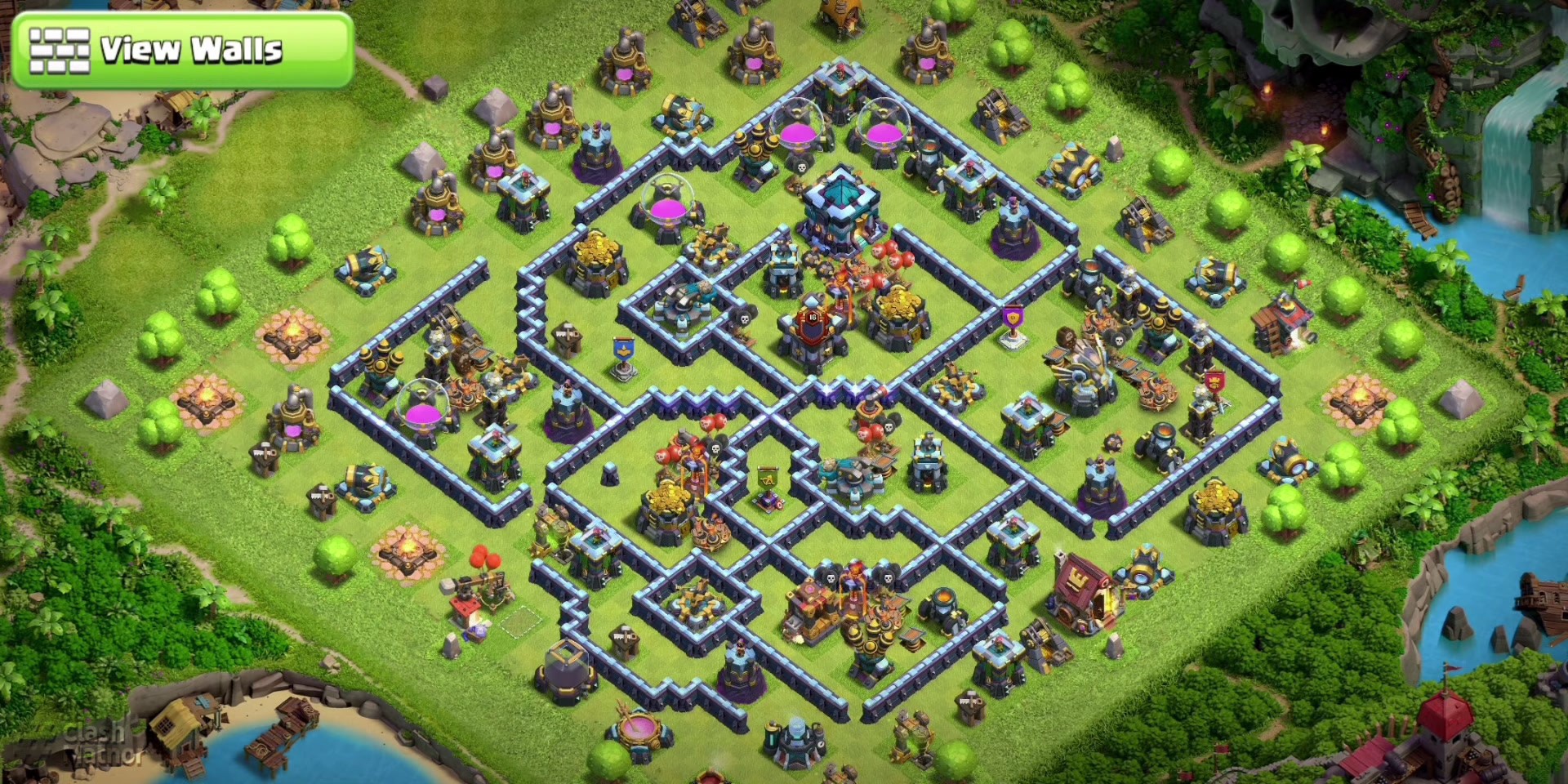TH13 war base - TH13 War Base