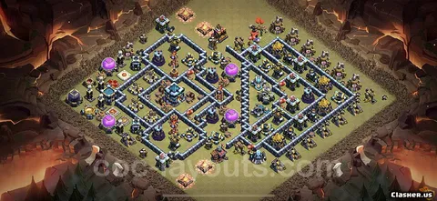 TH13 war base - TH13 War Base