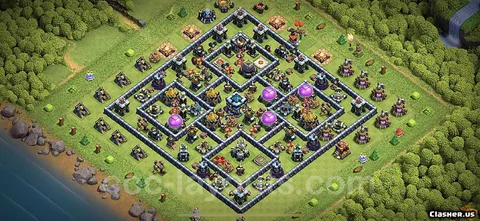 TH13 war base - TH13 War Base