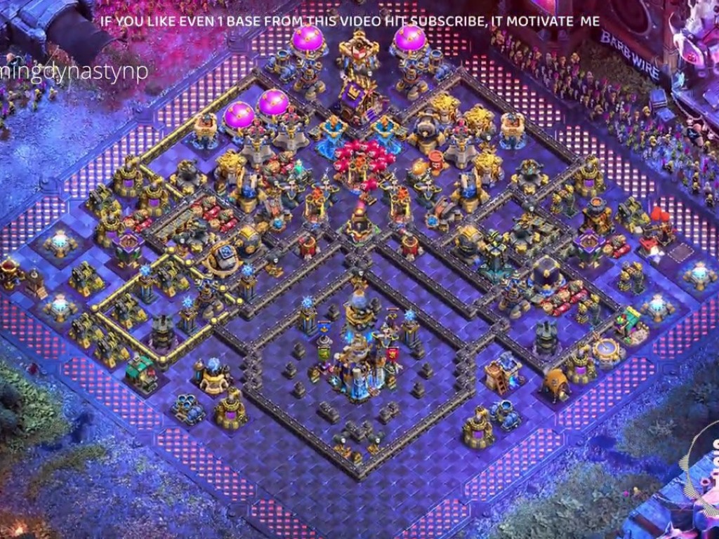 TH18 war base layout