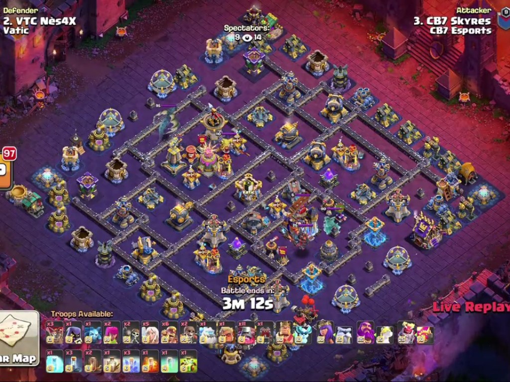 TH18 war base layout