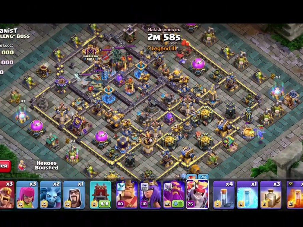 TH18 war base layout
