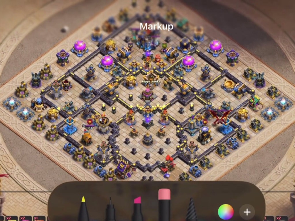 TH18 war base layout