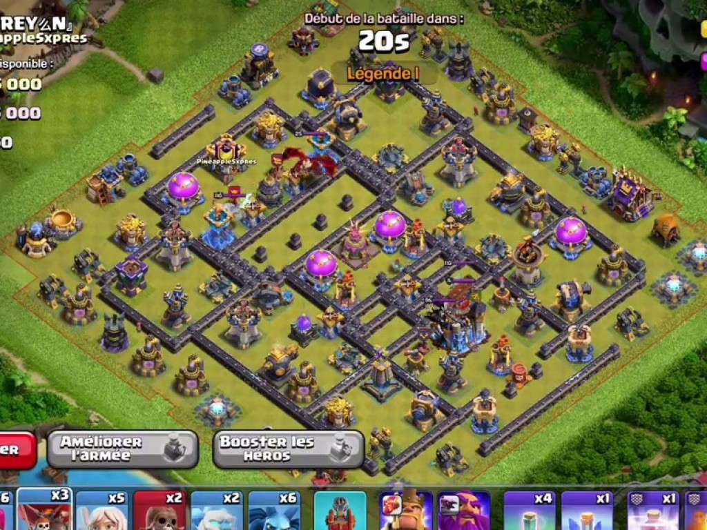 TH18 war base layout