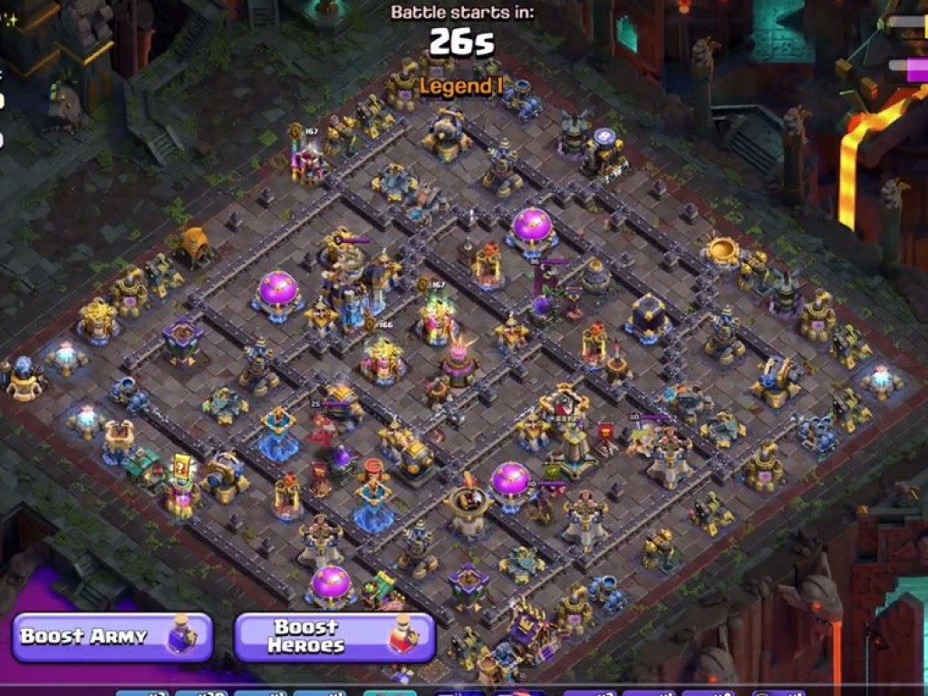 TH18 war base layout