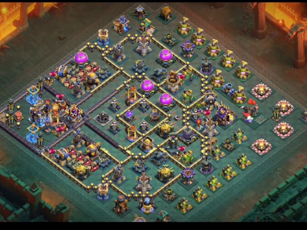TH18 war base layout