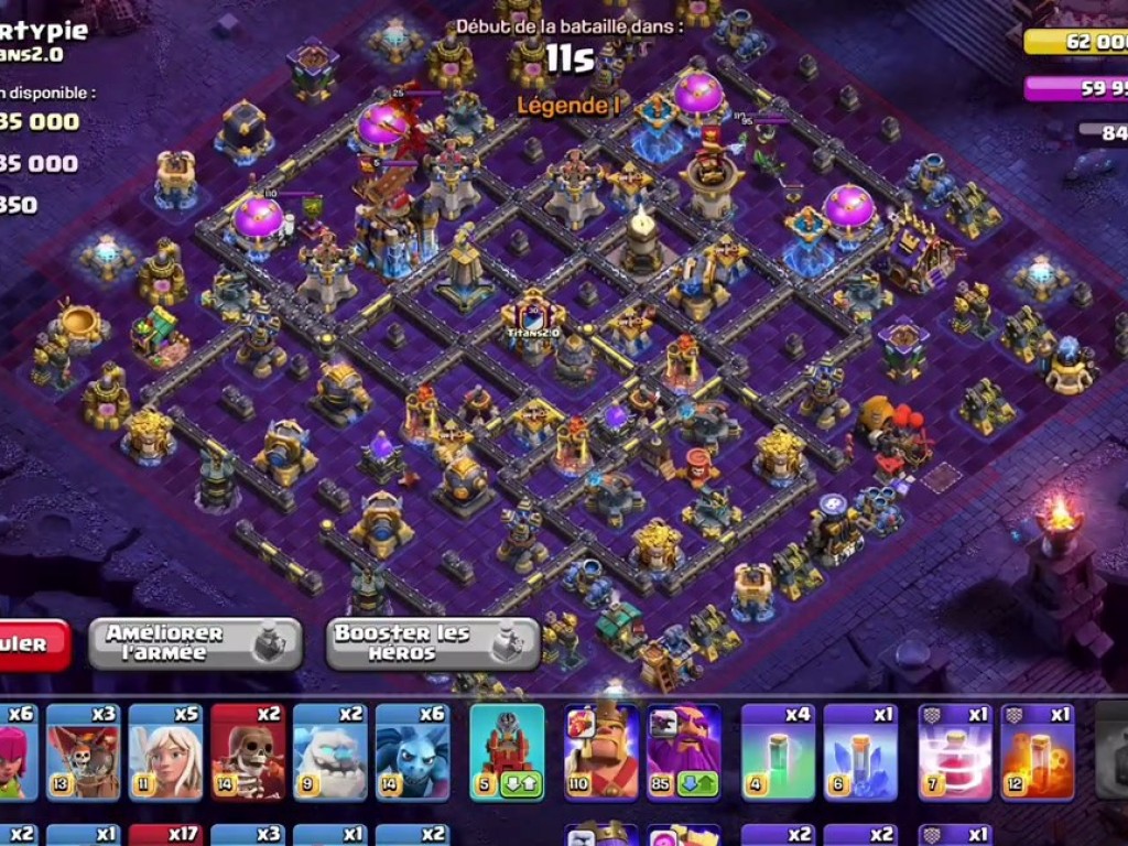 TH18 war base layout