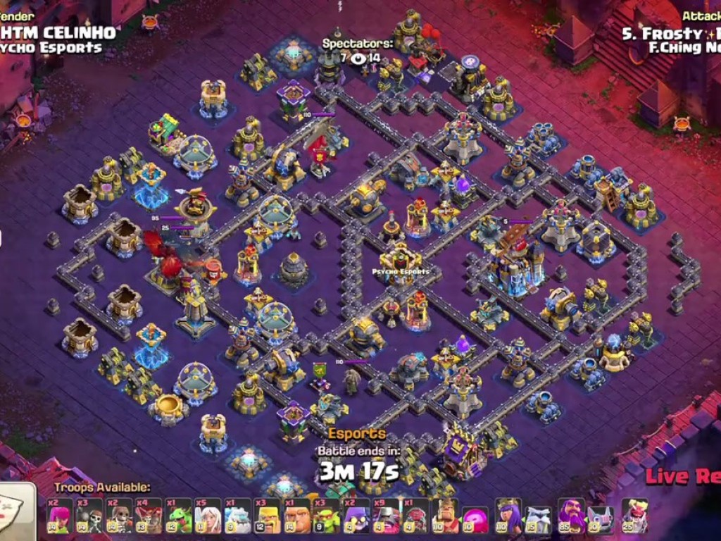 TH18 war base layout
