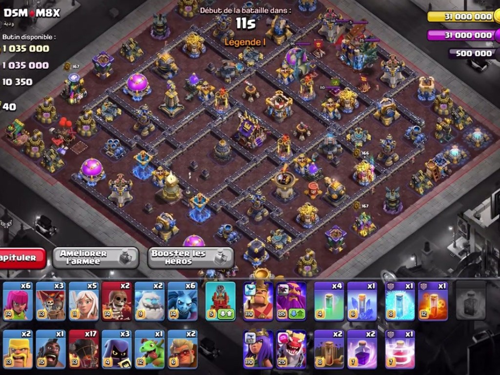 TH18 war base layout
