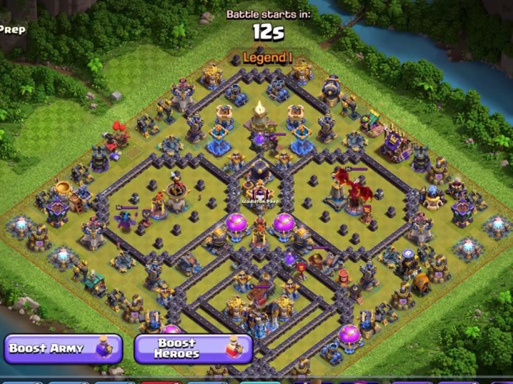 TH18 war base layout