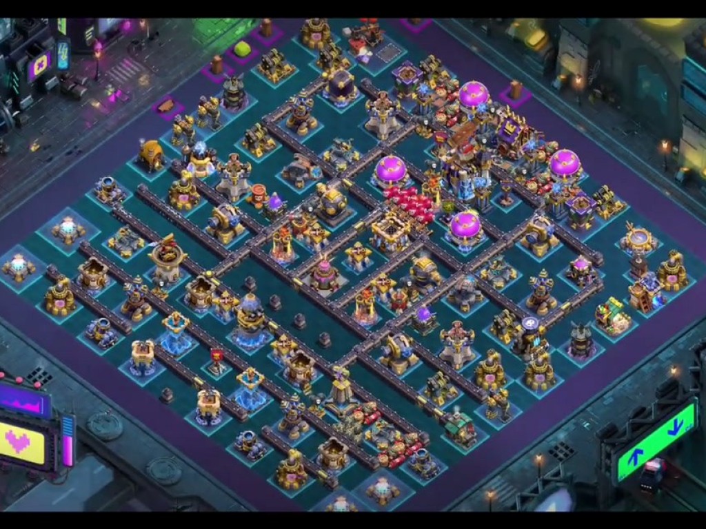 TH18 war base layout