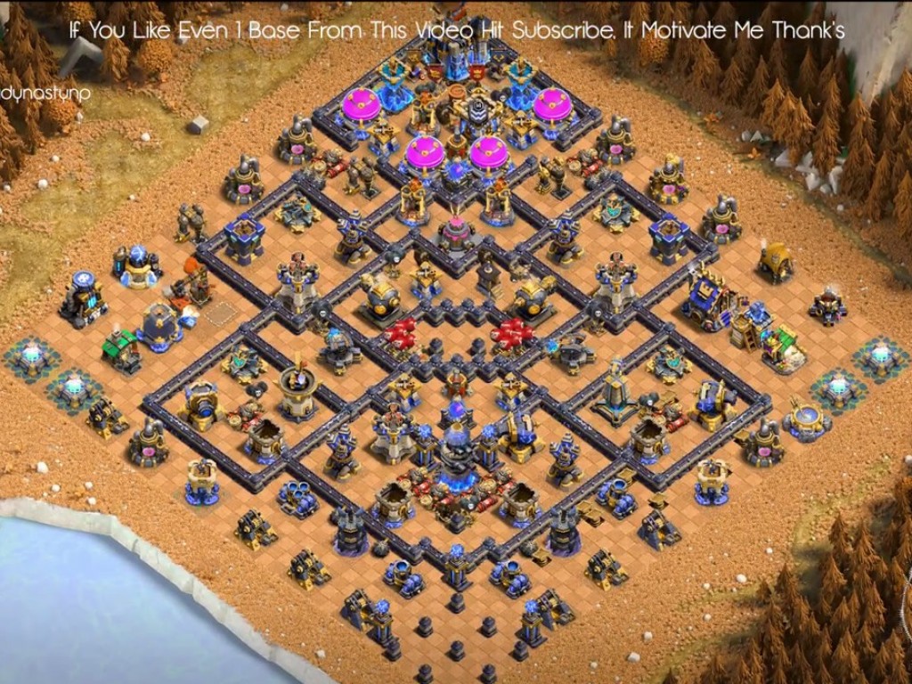 TH18 war base layout