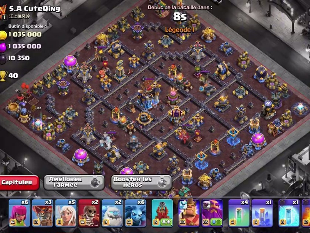 TH18 war base layout