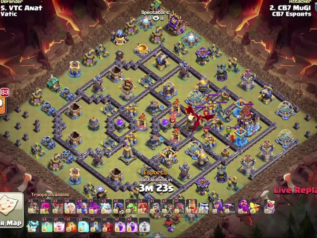 TH18 war base layout