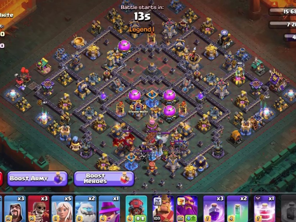 TH18 war base layout