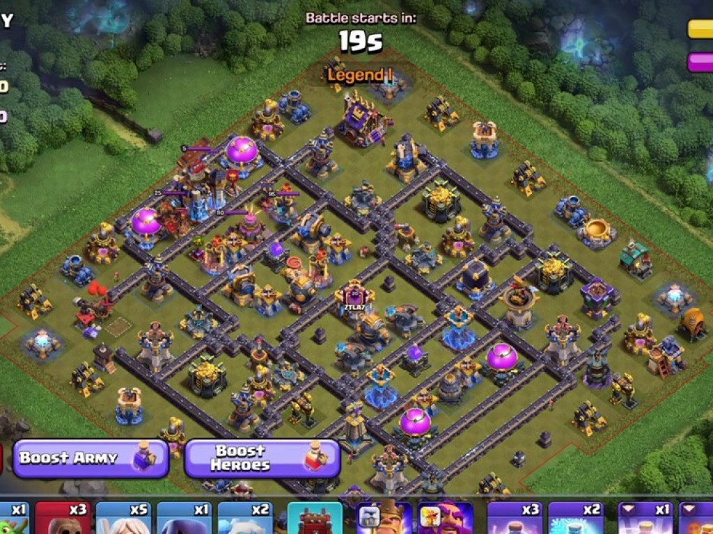 TH18 war base layout