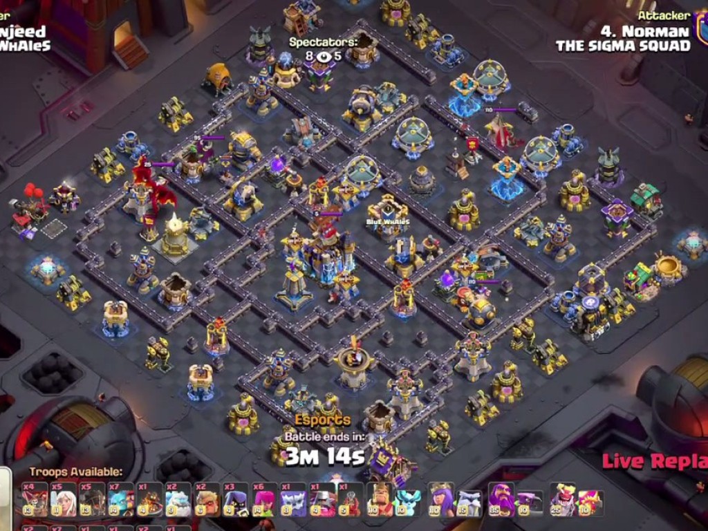 TH18 war base layout