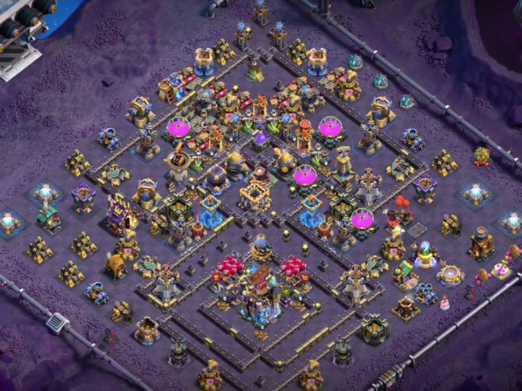 TH18 trophy base layout