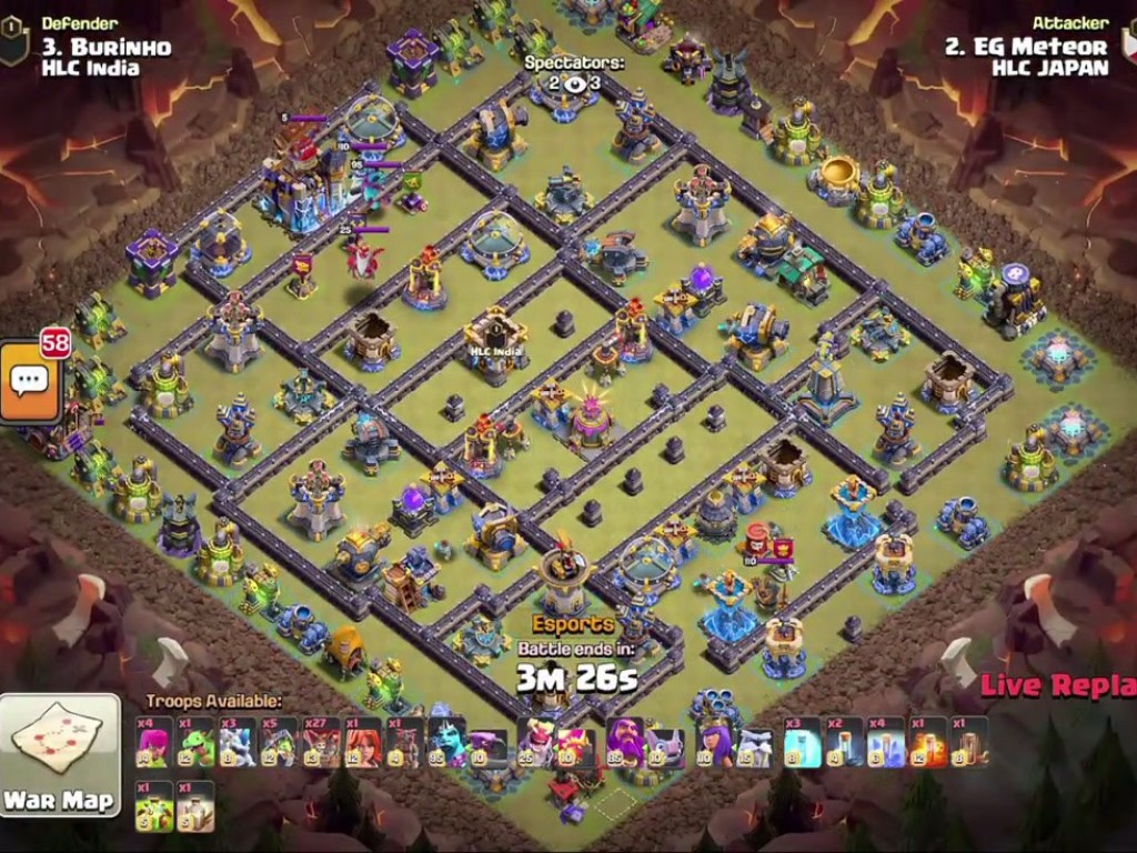 TH18 war base layout