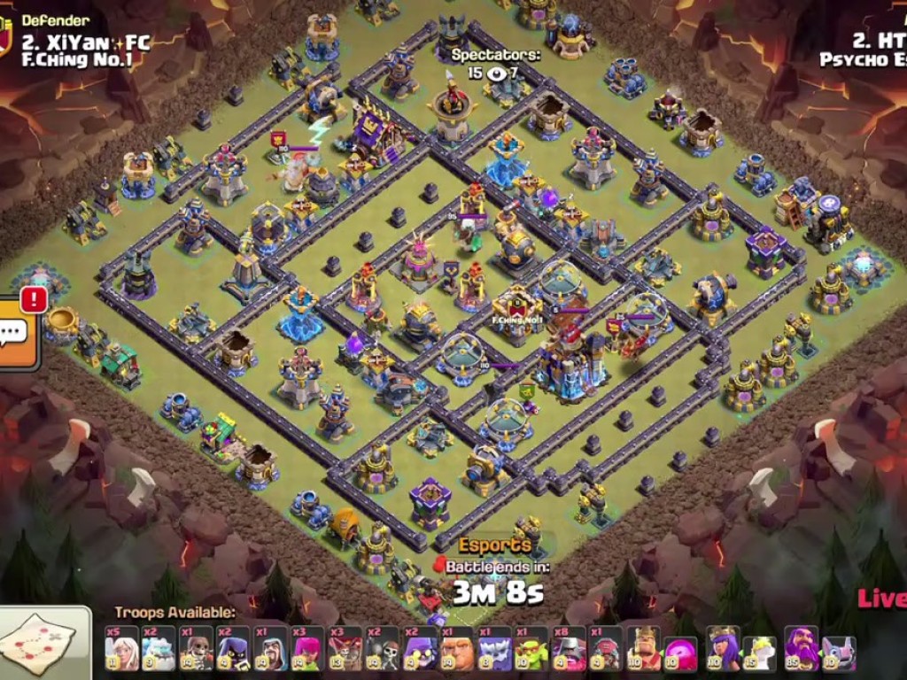 TH18 war base layout