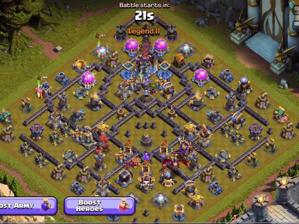 TH18 war base layout
