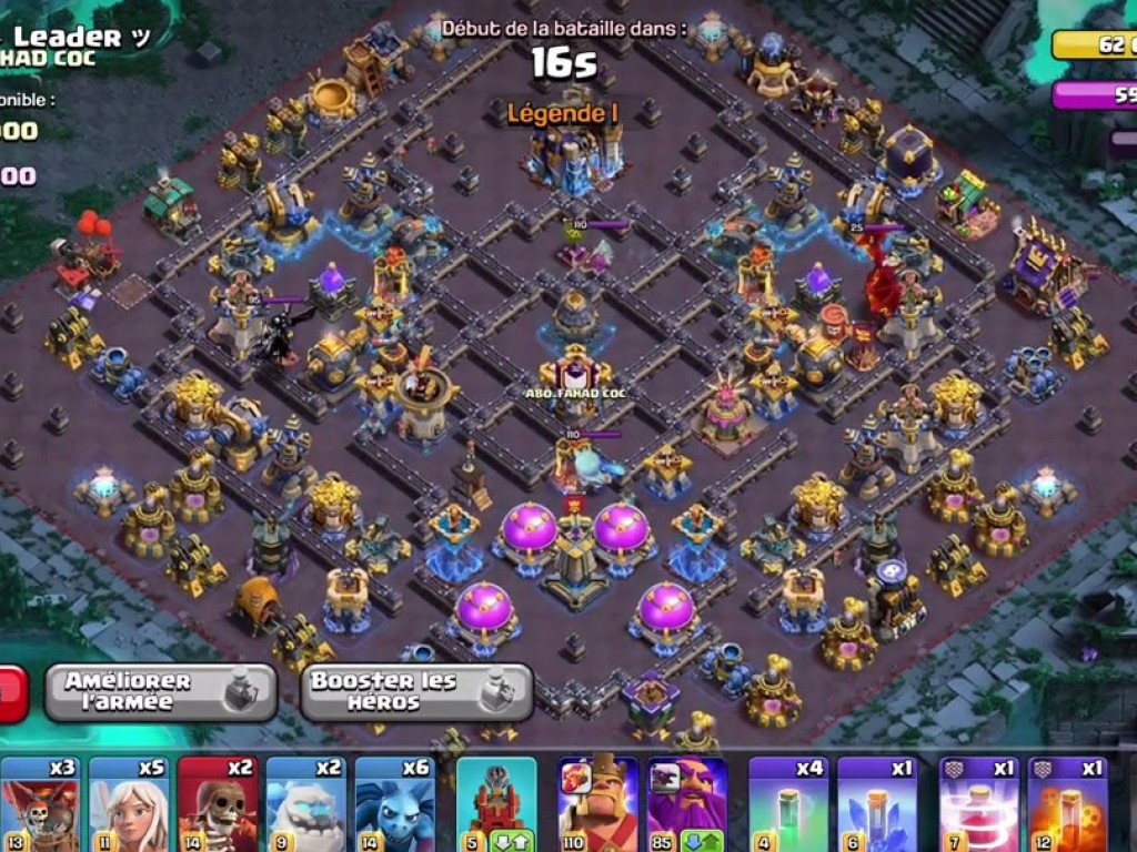 TH18 war base layout
