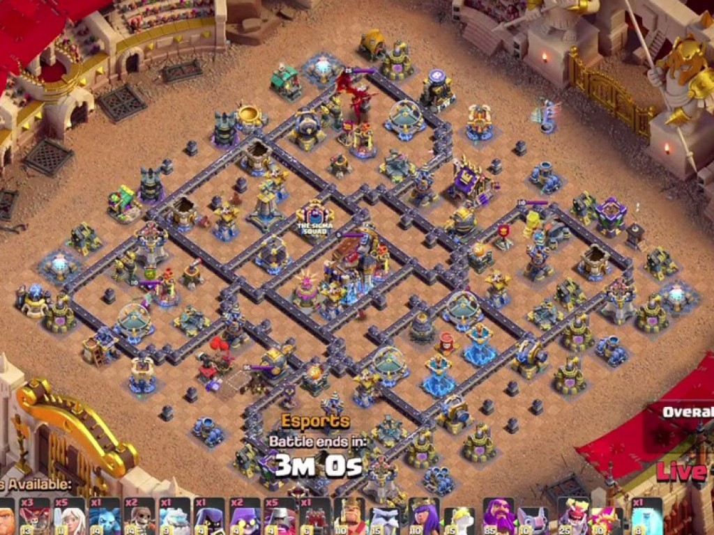 TH18 war base layout