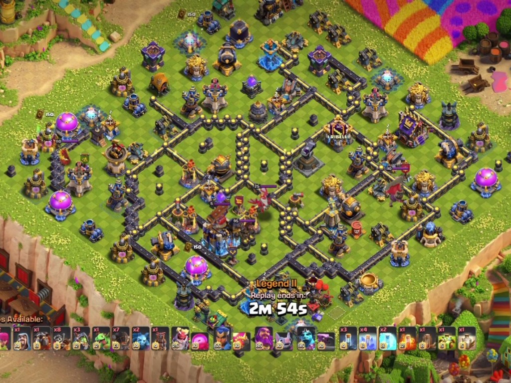 TH18 war base layout
