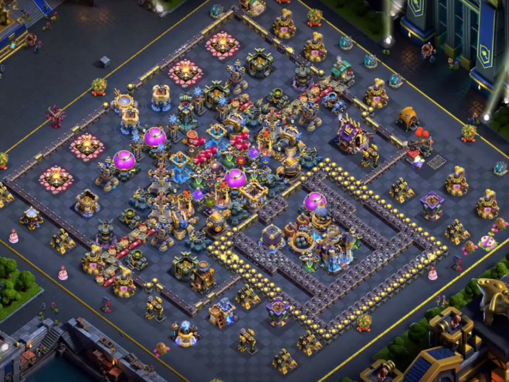 TH18 war base layout