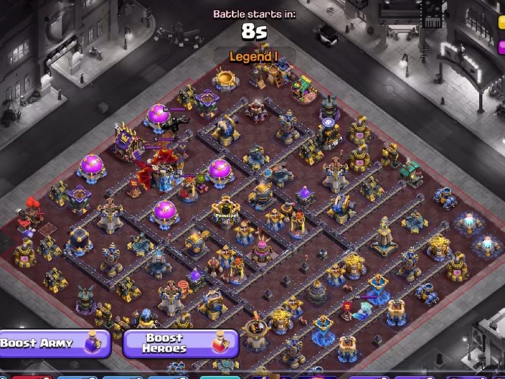 TH18 war base layout