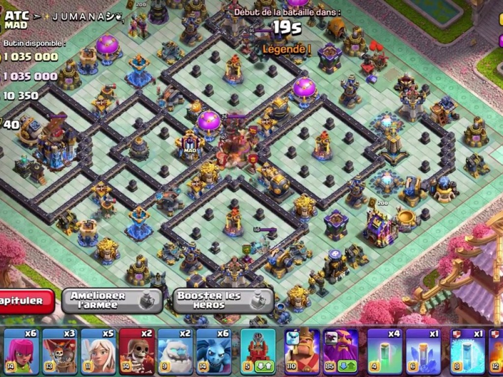 TH18 war base layout