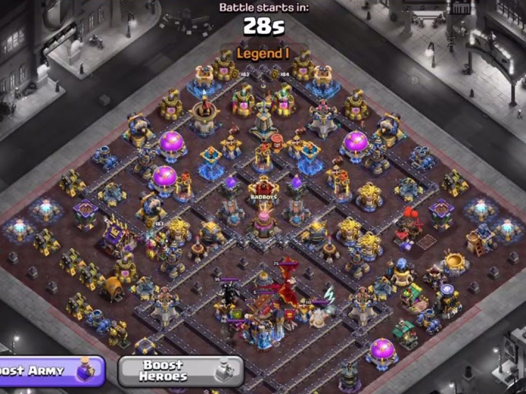 TH18 war base layout