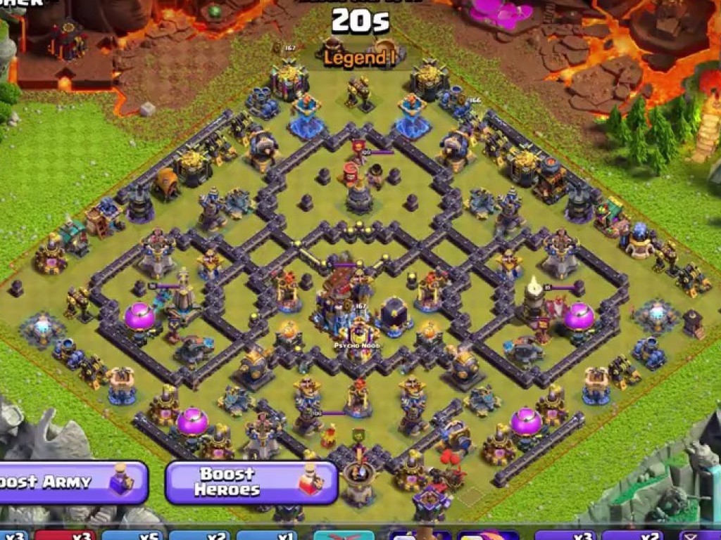 TH18 war base layout