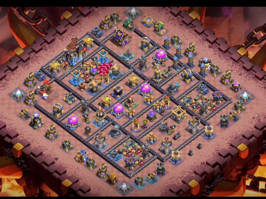 TH18 war base layout
