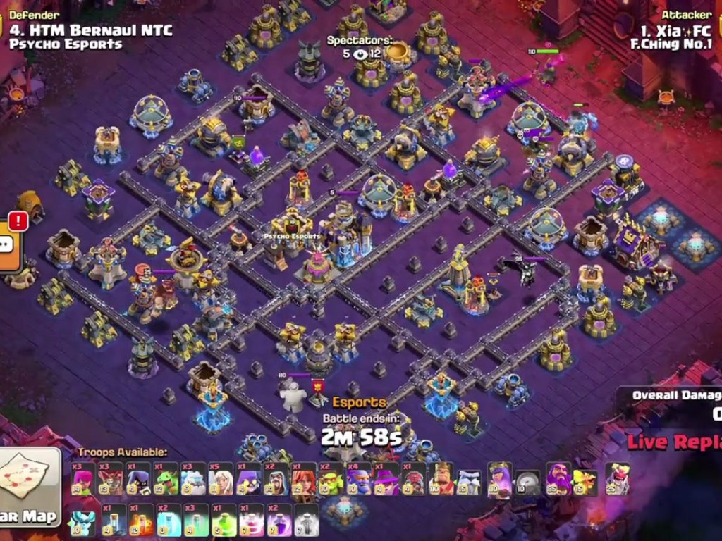 TH18 war base layout