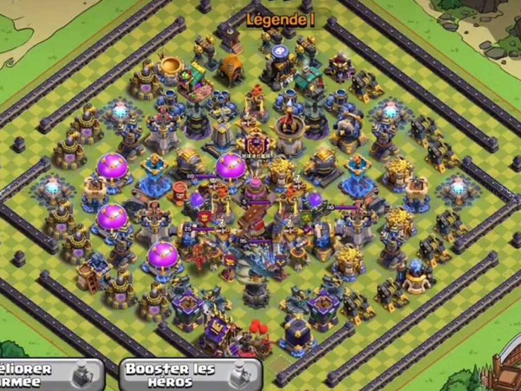 TH18 war base layout