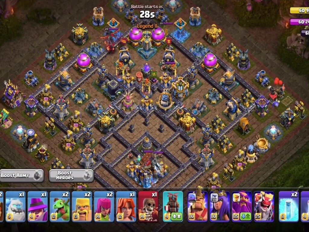 TH18 war base layout