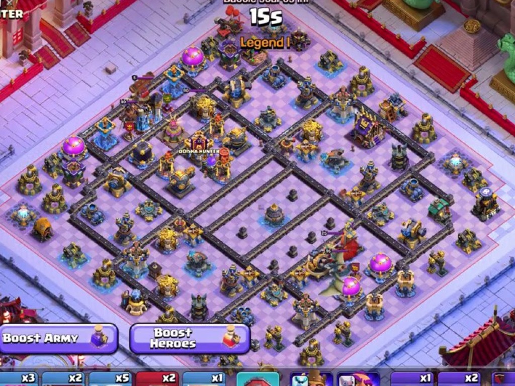 TH18 war base layout